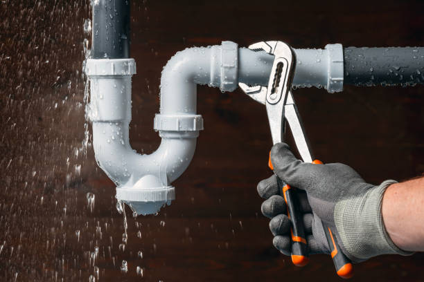 Professional Leak Detection technician working in Constantia, NY